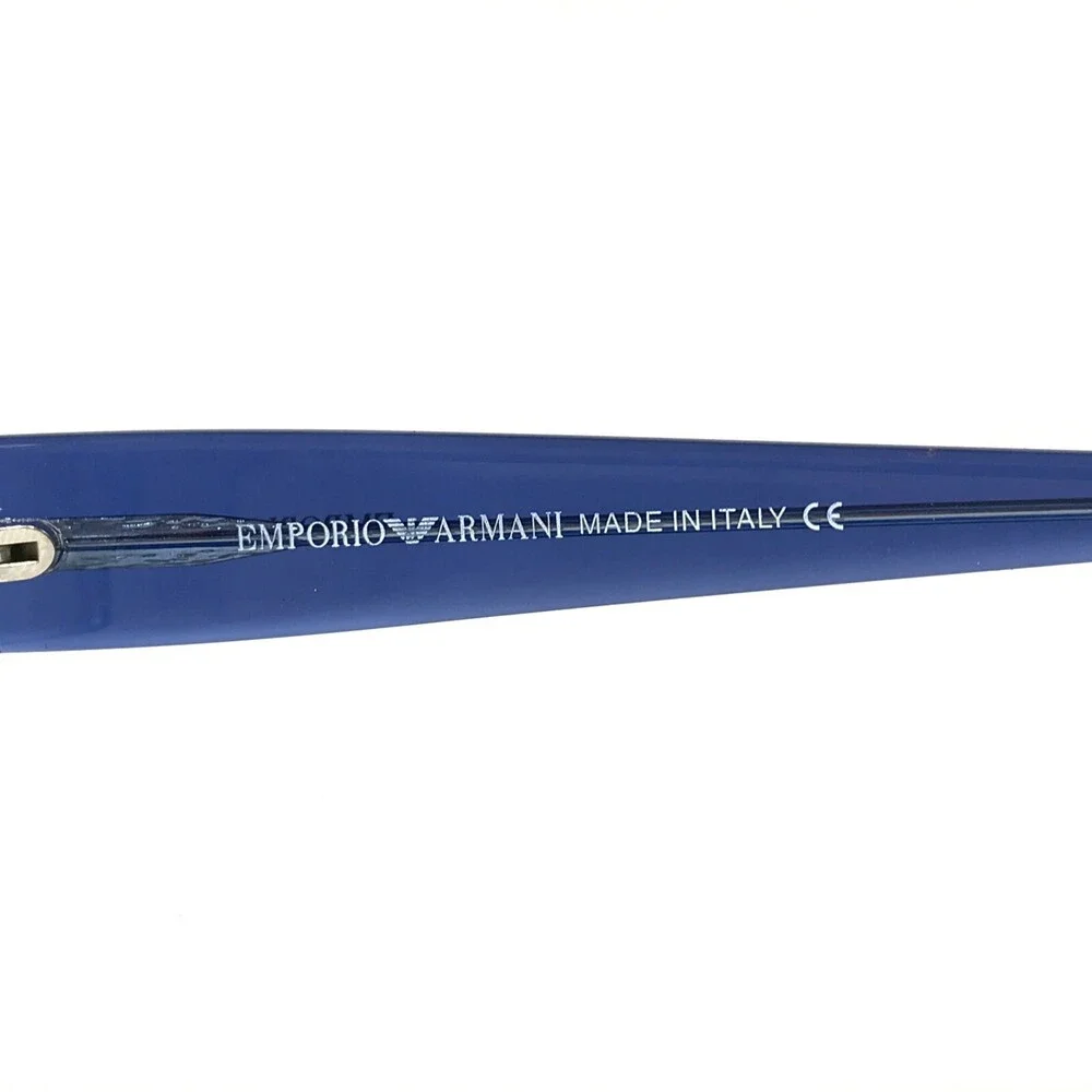 Emporio Armani Eyeglasses Frames 566 414 Blue Rectangular Full Rim 48-18-135